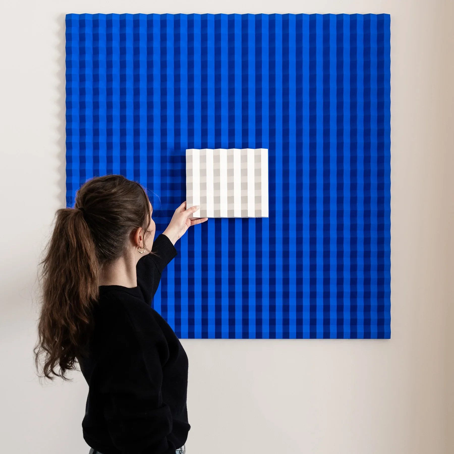 *Article discontinué* W117 SLOPE - Panneau Revêtement Mural Décoratif 3d – 100x100x2,3cm (L x l x h) Orac Decor - Image 2